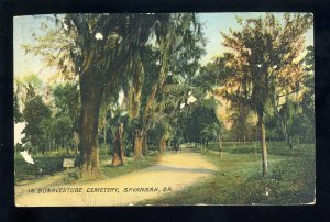 Savannah, Georgia/GA Postcard, Bonaventure Cemetery, 1908!