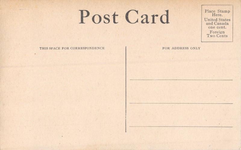 EARLY DAYS OF AUTOMOBILE TRANSPORTATION-AUTO SPIN-ARTIST DRAWN POSTCARD