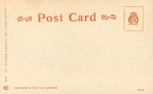 Illinois Chicago Excursion Steamer Landing Moonlight Glitter Postcard 22-10344