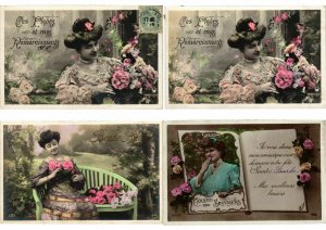 FEMMES LADIES GLAMOUR REAL PHOTO lot of 900 CPA Pre-1940 Part 2. (L2449)