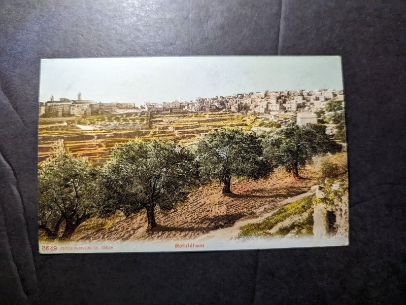 Mint France Postcard Bethlehem City View