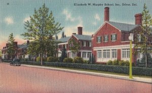 Postcard Elizabeth W Murphy School Dover DE Delaware