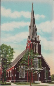Postcard Great Island Presbyterian Church Lock Haven PA