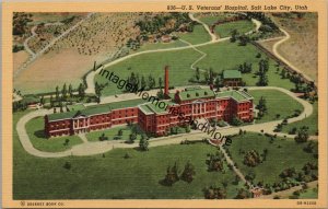 US Veterans' Hospital Salt Lake City Utah Postcard PC232