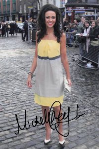 Michelle Keegan Coronation Street Dublin 2008 Soap TV Awards Hand Signed Photo