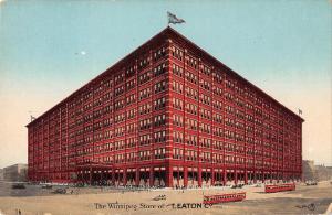 BR102877 the winnipeg store of the t eaton bus postcard  canada