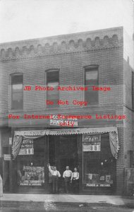 NE, Grand Island, Nebraska, RPPC, Becker Brothers Pianos & Organs, Photo