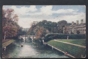 Cambridgeshire Postcard - Clare College and Bridge, Cambridge RS14637