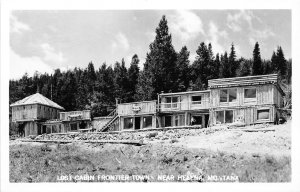 H58/ Helena Montana RPPC Postcard c1950s Lost Cabin Frontier Town