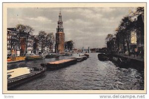 Oude Schans Met Montelbaanstoren, Amsterdam (North Holland), Netherlands, 190...