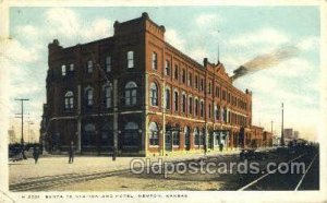 Santa Fe Station, Newton, KS, Kansas, USA Train Railroad Station Depot 1909 i...