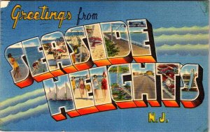 Postcard TOURIST ATTRACTION SCENE Seaside Heights New Jersey NJ AM9811
