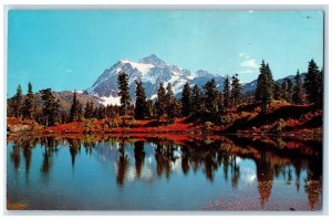 c1960's Mount Shuksan in Mt. Baker National Forest Northwest WA Postcard