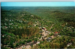 Aerial View Postcard Eureka Springs, Arkansas