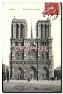 Postcard Old Paris Eglise Notre Dame