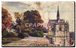 Old Postcard La Douce France Chateaux de la Loire Chateau d'Amboise La Chapel...