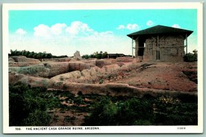 Casa Grande Ruins Coolidge AZ Arizona UNP Unused WB Postcard H12