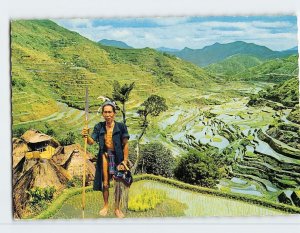 Postcard The Banaue Rice Terraces, Banaue, Philippines