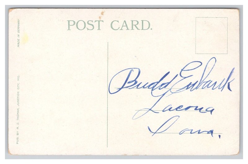 Junction City Kansas Opera House Postcard