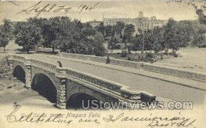 Goat Island Bridge in Niagara Falls, New York