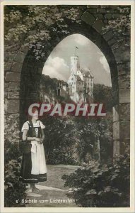 Postcard Modern Barbele vom lichlenstein