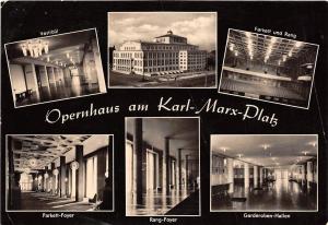 BG338 leipzig opernhaus am karl marx platz   CPSM 14x9.5cm germany