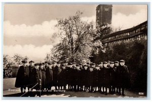 c1930's Boy Carolers Wartburg Scene Eisenach Germany RPPC Unposted Postcard 