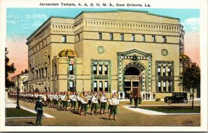 Postcard Jerusalem Temple A.A.O.N.M.S. in New Orleans, Louisiana~137531