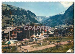 Old Postcard Morzine Haute Savoie Telepherique du Planay and the Valley of Go...