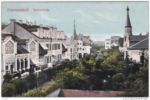 FRANZENSBAD [now Františkovy Lázně]. Stefanstrasse , Austria [Now Czech Re...