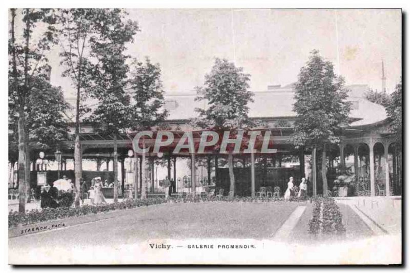 Postcard Old Vichy Gallery Promenoir