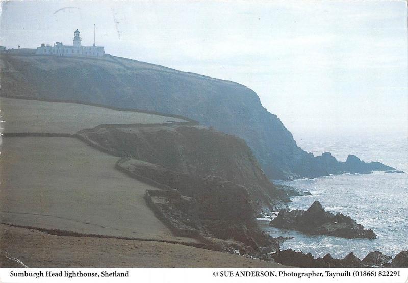 BR91093 sumburgh head lighthouse shetland  scotland