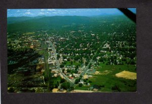 VT Aerial View Rutland Vermont Postcard