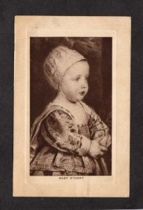 Baby Stuart with Bonnet Art Painting Van Dyck Roma Artist
