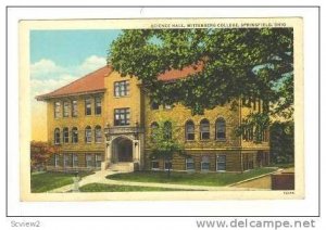 Science Hall, Wittenberg College, Springfield, Ohio, 1900-1910s