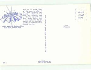 Unused Pre-1980 LA CONCHA HOTEL San Juan Puerto Rico PR hr6204@