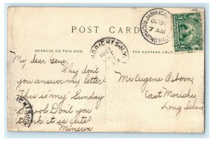 1907 Congregational Church Richmond Hill Long Island New York Jamaica Postcard 