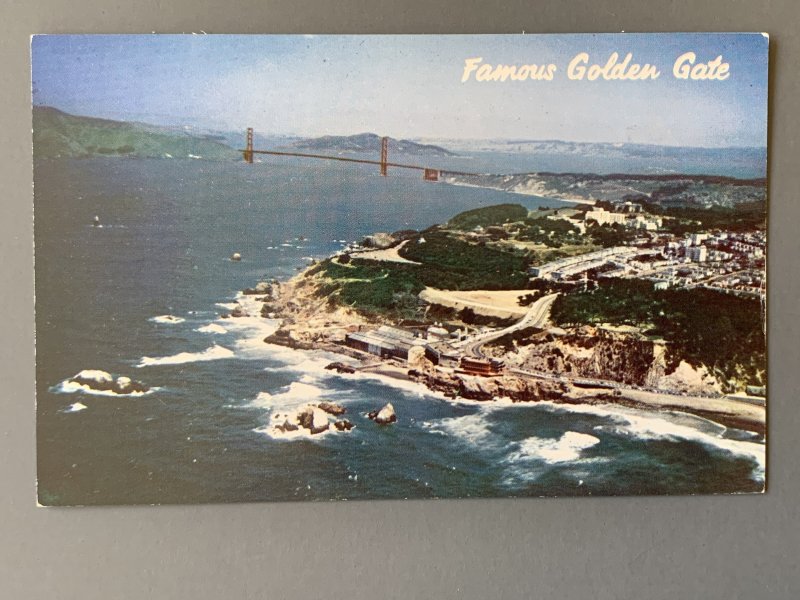 Golden Gate San Francisco CA Chrome Postcard A1162090106