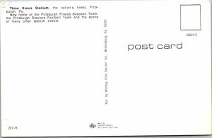 Postcard STADIUM SCENE Pittsburgh Pennsylvania PA AM9609