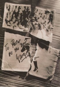 George Best Printed Autograph But Advertising For Nissan Postcard