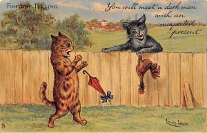 Raphael Tuck & Sons Serie 6075 Artist Louis Wain postal used unknown 