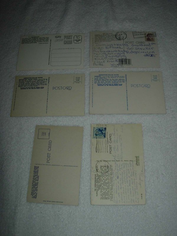 Dallas TX - Lot Of 6 Great Vintage Postcards - x0574