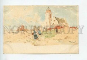 3176651 Netherlands KATWIJK Church by CASSIERS Vintage PC
