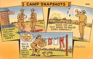 Camp Snapshots Military Comic Unused 