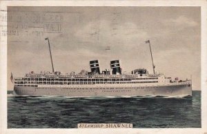 Postcard Ship Steamship Shawnee