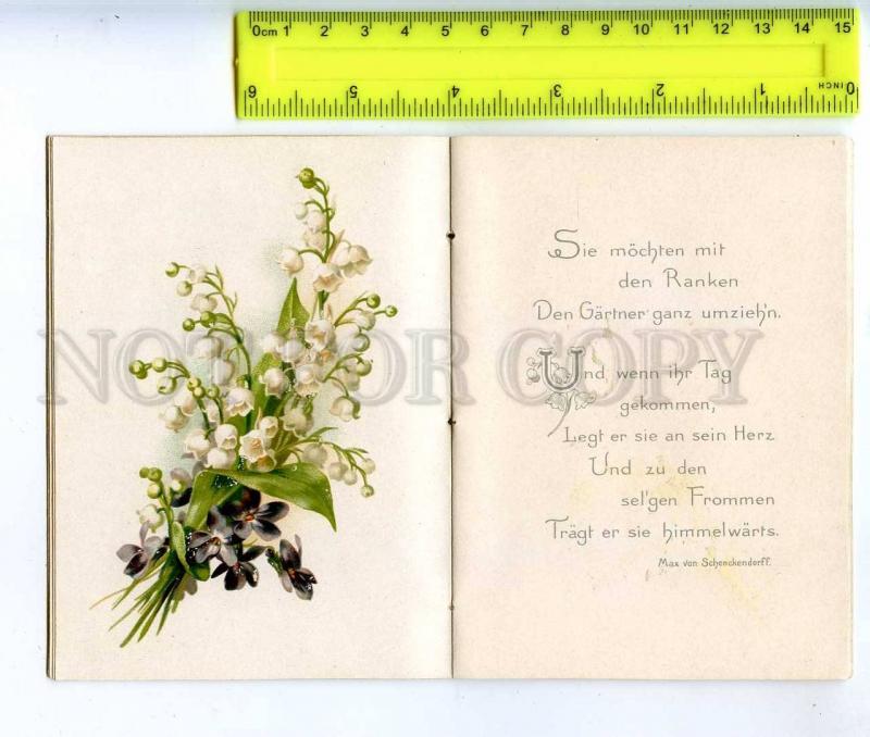 241886 GERMANY KLEIN Confirmation folding embossed brochure