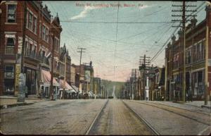 Butler PA Main St. North c1910 Postcard