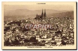 Old Postcard Clermont Ferrand General view