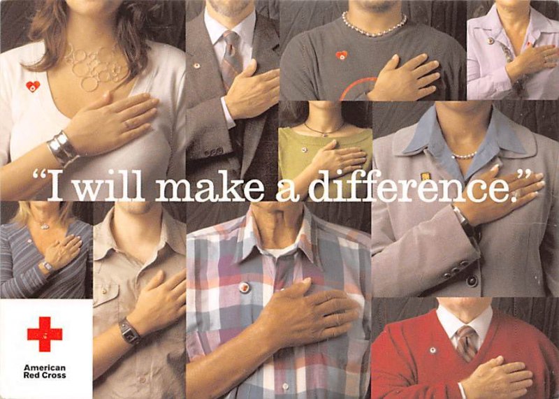 I Will Make a Difference. American Red Cross Unused 