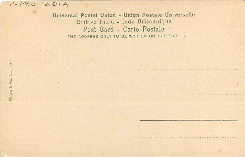 Bombay Policeman India C-1910 undivided postcard undivided postcard 10559
